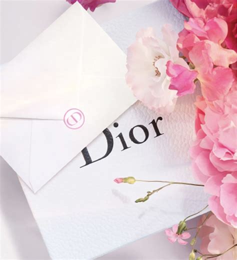 gift voucher dior